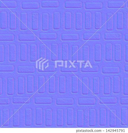 Geometric Paver Tiles Seamless Normal Map Texture Geometric Paver Tiles Seamless Normal Map Texture 142945791