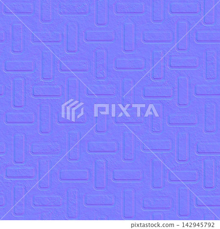 Modern Interlocking Paving Stones Seamless Normal Map Modern Interlocking Paving Stones Seamless Normal Map 142945792