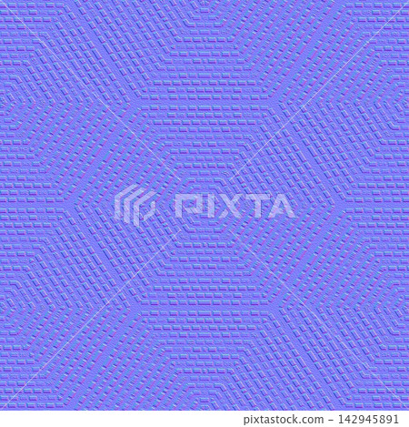 Radial Brickwork Mandala Seamless Normal Map Texture Radial Brickwork Mandala Seamless Normal Map Texture 142945891
