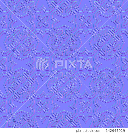 Intricate Clover Arabesque Tile Normal Map Intricate Clover Arabesque Tile Normal Map 142945929