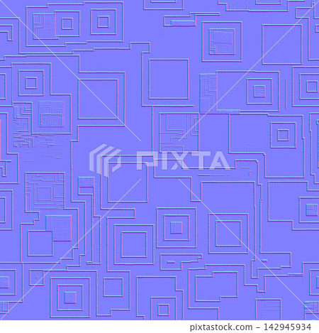 Futuristic Cyber Hull Panels Seamless Normal Map Futuristic Cyber Hull Panels Seamless Normal Map 142945934