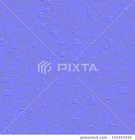 Dense Microchip Circuit Grid Seamless Normal Map Dense Microchip Circuit Grid Seamless Normal Map 142945936