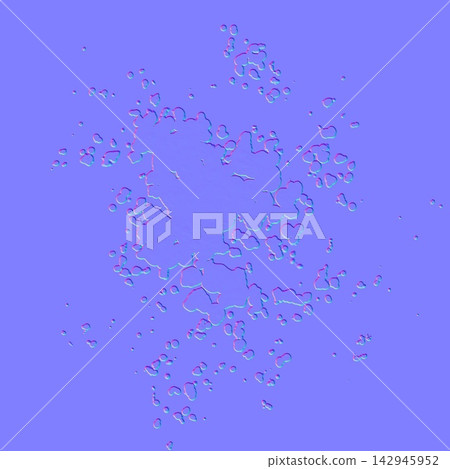 Dispersed Water Drops Splash Normal Map Texture 142945952