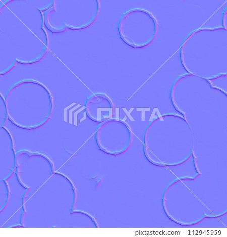 Minimal Soap Bubble Rings Seamless Normal Map Minimal Soap Bubble Rings Seamless Normal Map 142945959