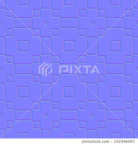 Square Inset Wall Tiles Seamless Normal Map Texture Square Inset Wall Tiles Seamless Normal Map Texture 142946065