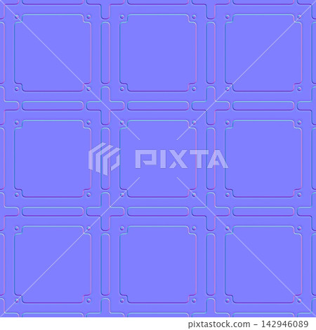High-Tech Modular Wall Panels Seamless Normal Map Texture High-Tech Modular Wall Panels Seamless Normal Map Texture 142946089