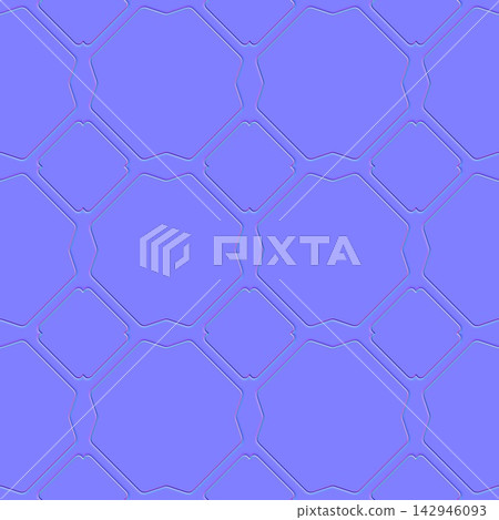 Octagonal Paver Tiles Seamless Normal Map Texture Octagonal Paver Tiles Seamless Normal Map Texture 142946093