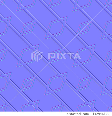Slanted Geometric Diamond Slats Seamless Normal Map Slanted Geometric Diamond Slats Seamless Normal Map 142946129