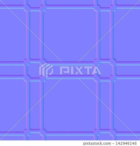 Large Architectural Wall Panels Seamless Normal Map 142946148