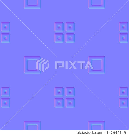 Futuristic Square Button Panels Seamless Normal Map Futuristic Square Button Panels Seamless Normal Map 142946149