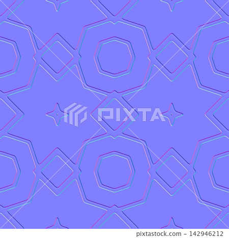 Modern Octagonal Wall Panels Seamless Normal Map Texture Modern Octagonal Wall Panels Seamless Normal Map Texture 142946212