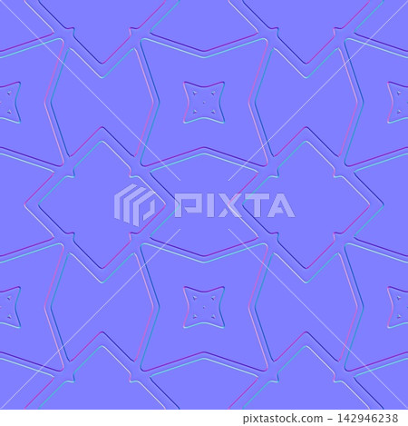 Geometric Star Wall Panels Seamless Normal Map Geometric Star Wall Panels Seamless Normal Map 142946238