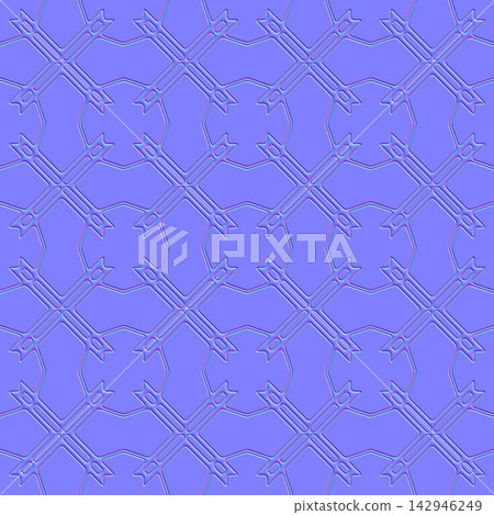 Diagonal Chevron Cross Lattice Seamless Normal Map Diagonal Chevron Cross Lattice Seamless Normal Map 142946249