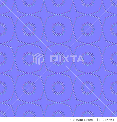 Large Octagon Facade Panels Seamless Normal Map Large Octagon Facade Panels Seamless Normal Map 142946263