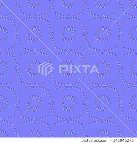Modern Octagonal Wall Panels Seamless Normal Map Texture Modern Octagonal Wall Panels Seamless Normal Map Texture 142946276