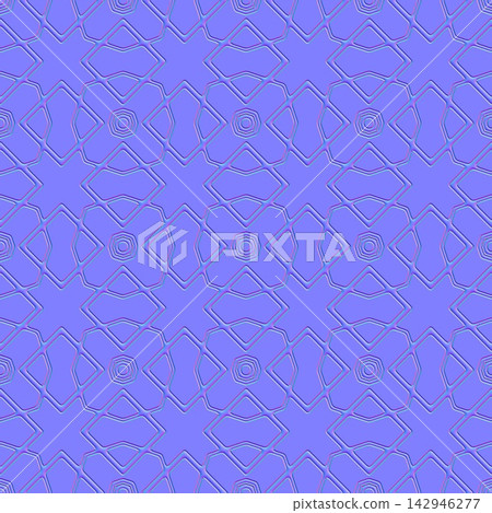 Geometric Cross and Star Lattice Seamless Normal Map Geometric Cross and Star Lattice Seamless Normal Map 142946277