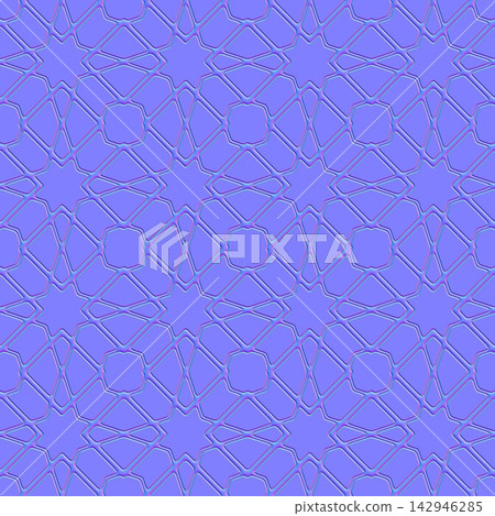 Islamic Geometric Star Mosaic Seamless Normal Map Islamic Geometric Star Mosaic Seamless Normal Map 142946285