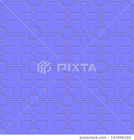 Geometric Cross Wall Tiles Seamless Normal Map Geometric Cross Wall Tiles Seamless Normal Map 142946288