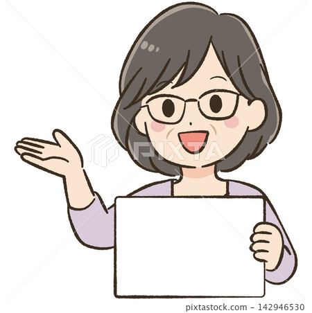 60歲以上女性的日常生活與溝通材料:微笑 60歲以上女性的日常生活與溝通材料:微笑 142946530