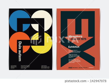 International Typographic Poster Template. Vector Illustration. International Typographic Poster Template. Vector Illustration. 142947078