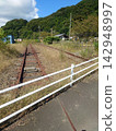 Walking along the abandoned railway line 142948997