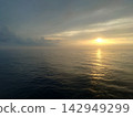 Sunset over the ocean 142949299