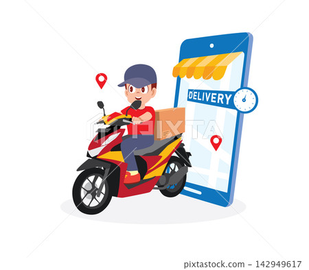 Scooter Express Courier for Every Need 142949617
