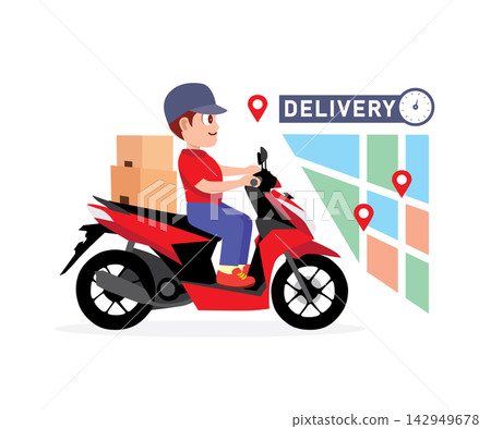 Reliable Red Motorcycle Courier to Your Location Reliable Red Motorcycle Courier to Your Location 142949678