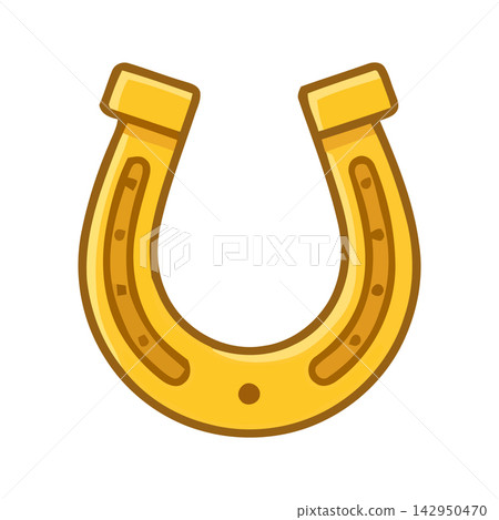 Adorable unicorn horn clipart illustration for whimsical fantasy designs and magical themes. 142950470