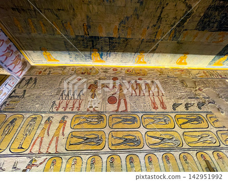 Tomb of Ramesses IX, Valley of the Kings, Luxor, Egypt Tomb of Ramesses IX, Valley of the Kings, Luxor, Egypt 142951992