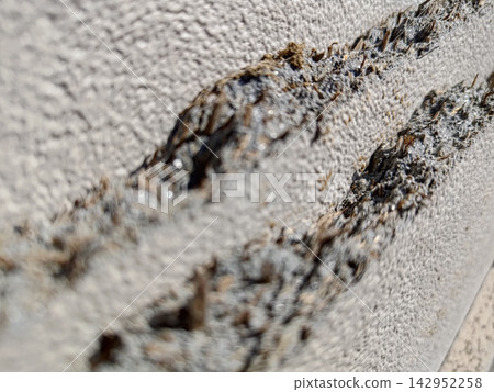 Ceramic siding cross-section, industrial waste Ceramic siding cross-section, industrial waste 142952258