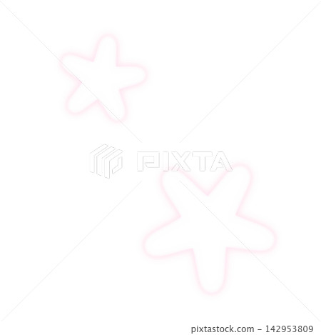 A stylized star in light pink A stylized star in light pink 142953809