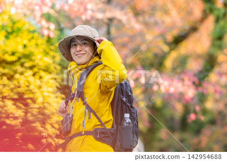 秋葉、賞葉、秋天 142954688