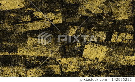 A tasteful, dark black Japanese paper with gold leaf randomly placed on it. A tasteful, dark black Japanese paper with gold leaf randomly placed on it. 142955235