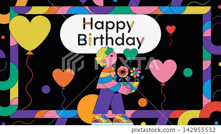Cute Cartoon Vector illustration background Cute Cartoon Vector illustration background 142955532
