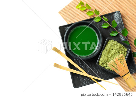 Matcha. Matcha tea is prepared in a bowl with a bamboo whisk nearby. PNG Matcha. Matcha tea is prepared in a bowl with a bamboo whisk nearby. PNG 142955645