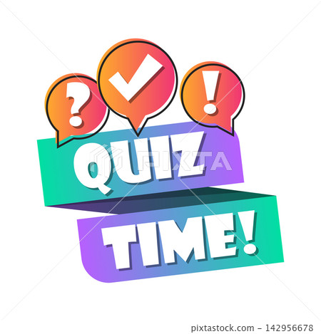 Quiz popup message icon in flat style. Questionnaire banner vector illustration on isolated background. Survey examination sign business concept. Quiz popup message icon in flat style. Questionnaire banner vector illustration on isolated background. Survey examination sign business concept. 142956678