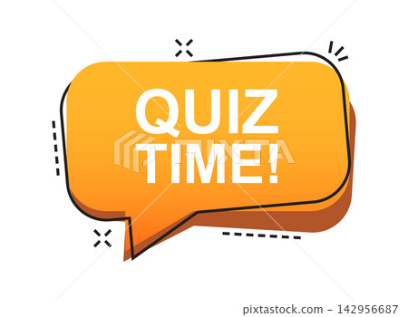 Quiz popup message icon in flat style. Questionnaire banner vector illustration on isolated background. Survey examination sign business concept. Quiz popup message icon in flat style. Questionnaire banner vector illustration on isolated background. Survey examination sign business concept. 142956687