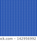Blue heart stripes 142956992