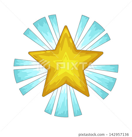 Illustration of Shining Star Illustration of Shining Star 142957136