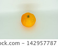 Ponkan oranges stand out against a white background. 142957787