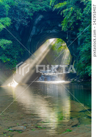【千葉縣】能溝瀑布和龜岩洞:心形光線 【千葉縣】能溝瀑布和龜岩洞:心形光線 142958407