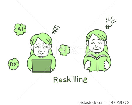 Reskilling for Senior Women (A set of materials covering "Situations Difficult with DX" and "Studying and Solving Them") Reskilling for Senior Women (A set of materials covering "Situations Difficult with DX" and "Studying and Solving Them") 142959870
