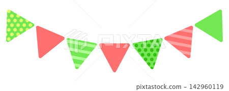 christmas color garland christmas color garland 142960119