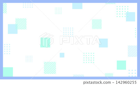 可愛、流行風格的幾何邊框背景，採用柔和的粉紅彩色調。 142960255