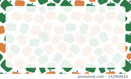 Pumpkin frame Pumpkin frame 142960628