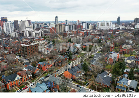 Aerial scene of Hamilton, Ontario, Canada Aerial scene of Hamilton, Ontario, Canada 142961039
