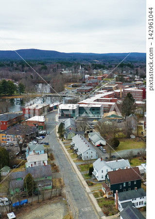 Aerial vertical of Easthampton, Massachusetts, United States Aerial vertical of Easthampton, Massachusetts, United States 142961044