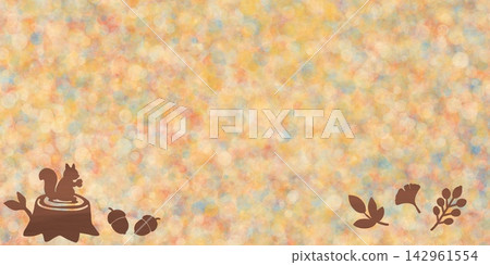 帶有手繪秋季圖案的顆粒紋理背景 帶有手繪秋季圖案的顆粒紋理背景 142961554