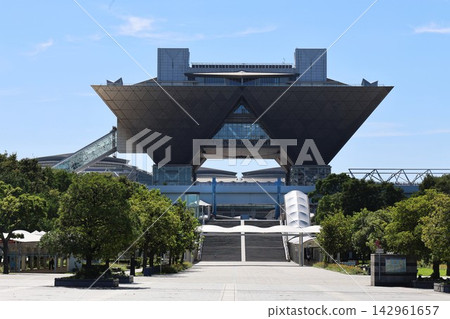 東京國際展覽中心,一棟設計獨特的建築。 東京國際展覽中心,一棟設計獨特的建築。 142961657